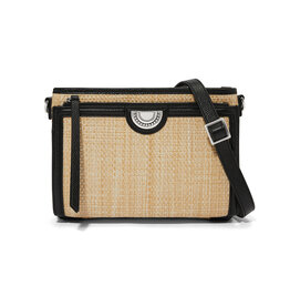 Brighton Brighton H73783 Natural Black Jordyn Straw Organizer