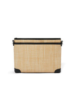 Brighton Brighton H73783 Natural Black Jordyn Straw Organizer