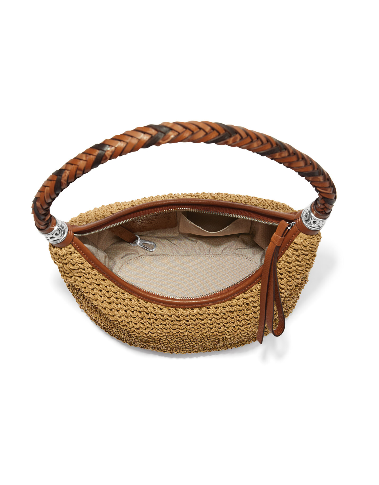 Brighton Brighton H73828 Wheat Luggage Shelby Straw Shouderbag