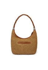 Brighton Brighton H73828 Wheat Luggage Shelby Straw Shouderbag