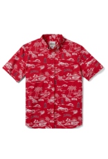 Reyn Spooner Reyn B535013121 LA Angels Permance Red Button Front Shirt