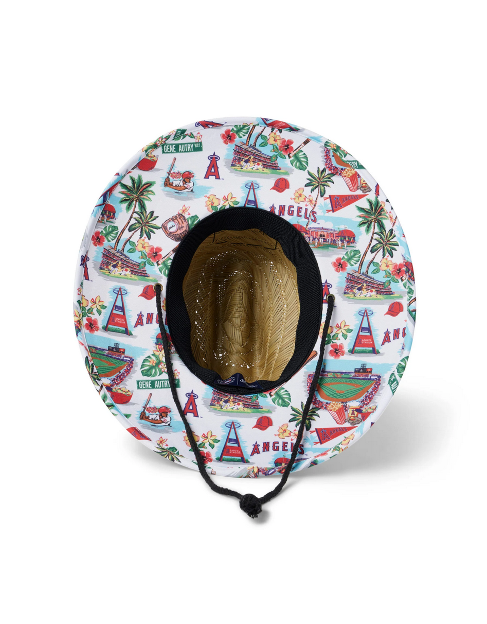 Reyn Spooner Reyn B553052322 LA Angels Straw Hat Scenic