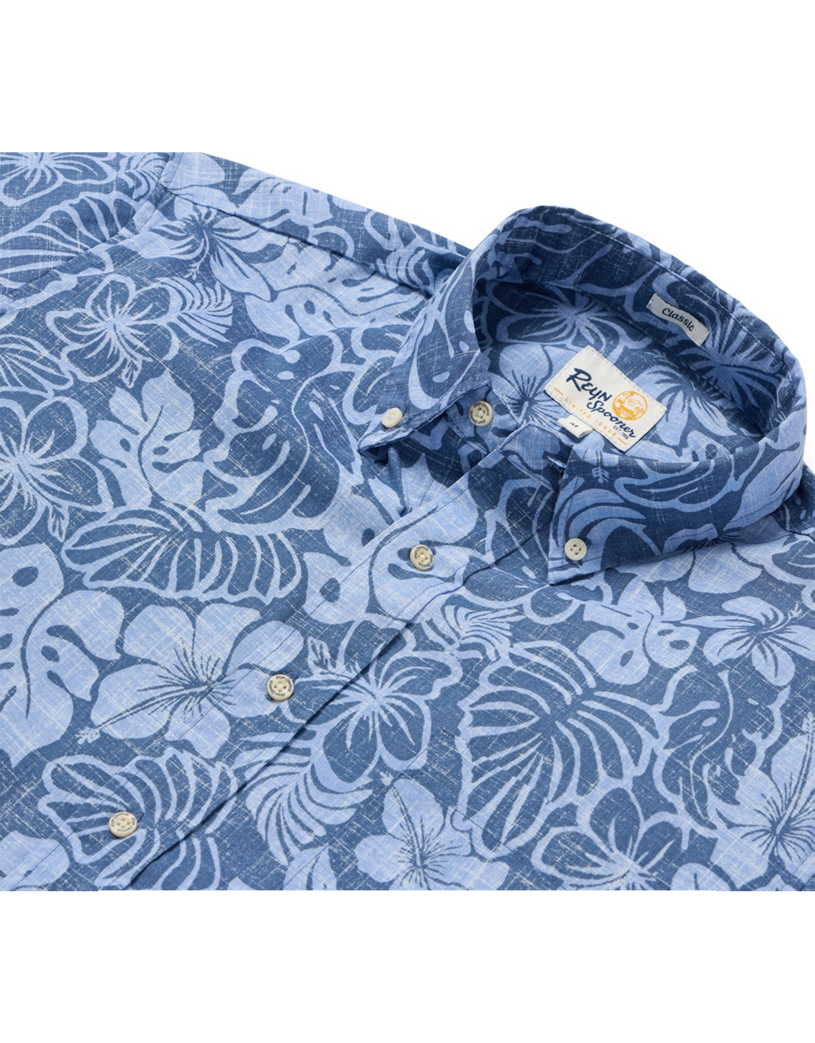 Reyn Spooner Reyn M660412525 Puamana Blue Horizon Button Front