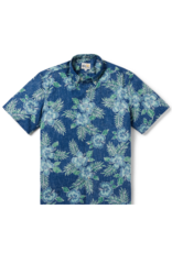 Reyn Spooner Reyn M642612524 Pua Aloalo 0005 Navy Button Front