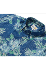 Reyn Spooner Reyn M642612524 Pua Aloalo 0005 Navy Button Front