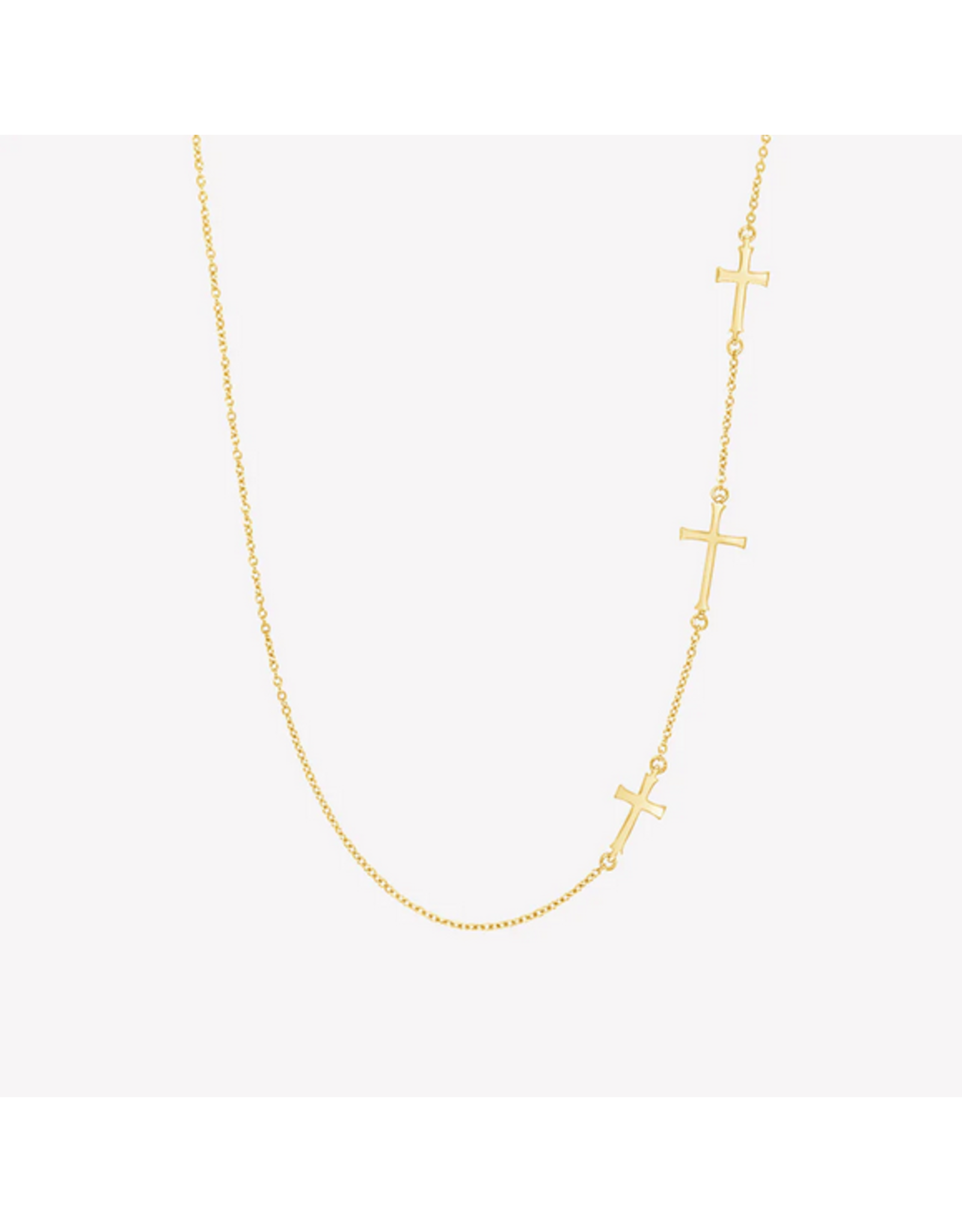 Rizen Rizen 390005GD Calvary Cross Gold Necklace