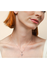 Rizen Rizen 390022SS-CZ Adoring Star Necklace Silver