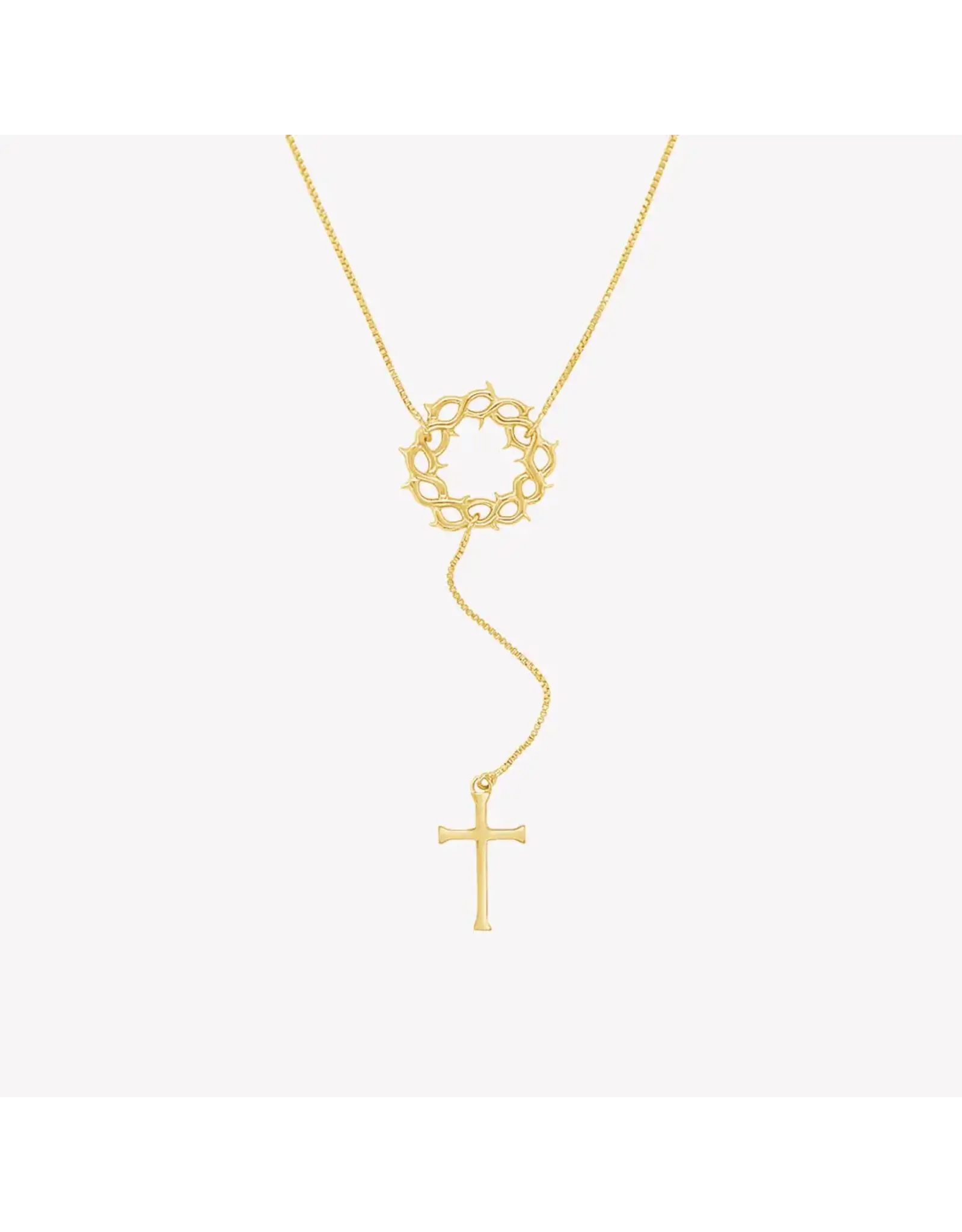 Rizen Rizen 390004SS Crown of Thorns Y Necklace