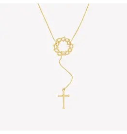Rizen Rizen 390004SS Crown of Thorns Y Necklace