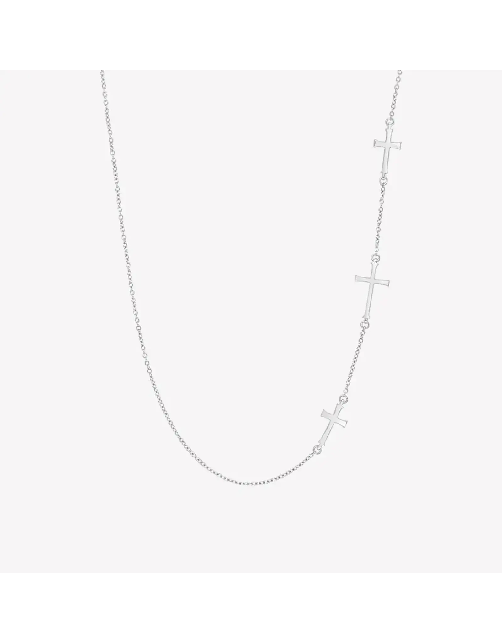 Rizen Rizen 390005SS Calvary Cross Silver Necklace