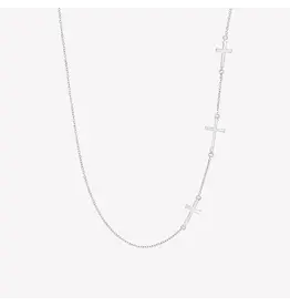 Rizen Rizen 390005SS Calvary Cross Silver Necklace