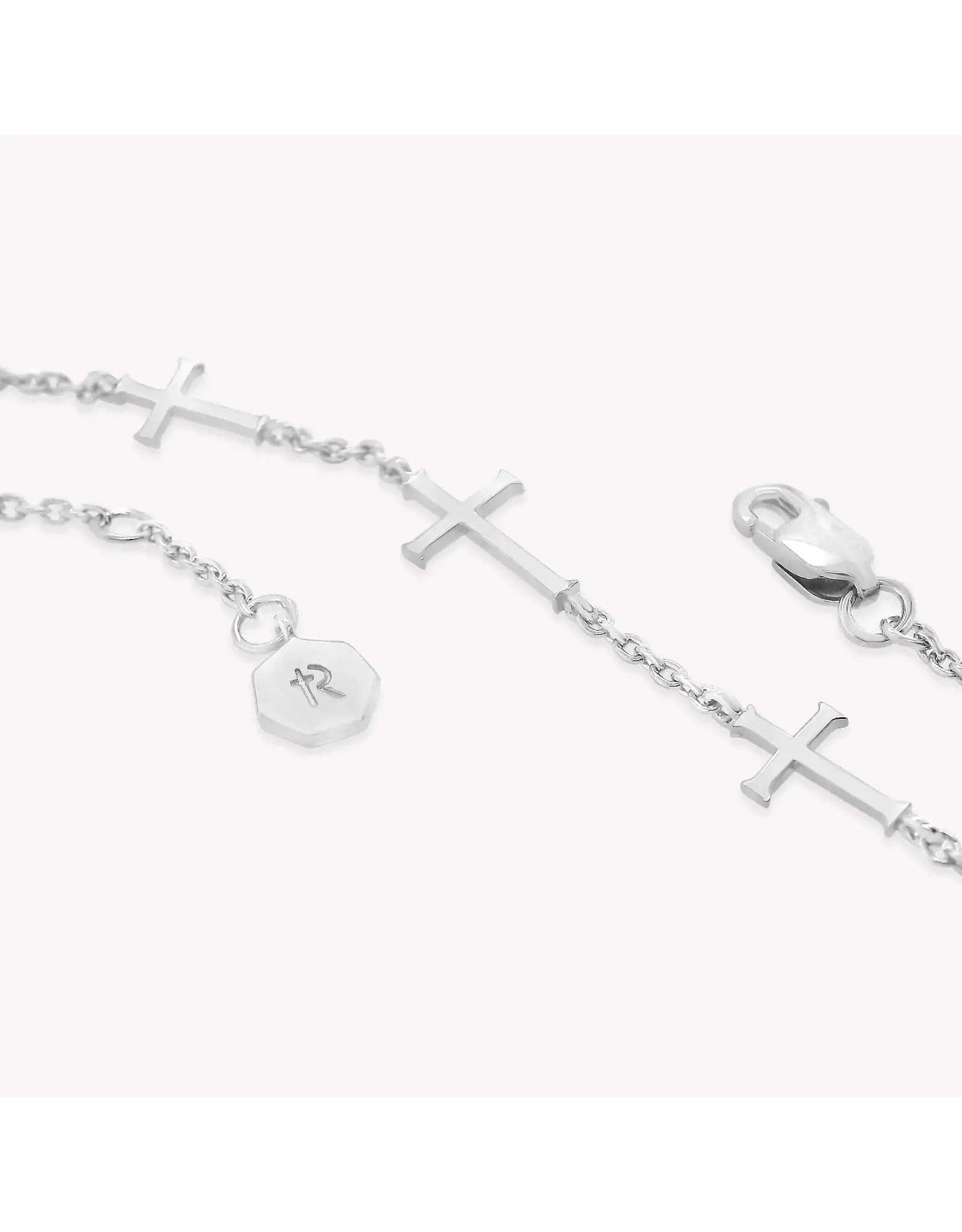 Rizen Rizen 590005SS-17 Calvary Cross Bracelet Silver