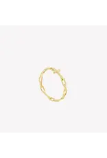 Rizen Rizen 190017GD Chain Breaker Cross Gold Ring