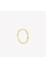 Rizen Rizen 190017GD Chain Breaker Cross Gold Ring