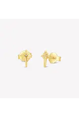 Rizen Rizen 290022GD-CZ Adoring Star Stud Earring Gold
