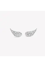 Rizen Rizen 290021SS-CZ Divine Wing Earring Silver