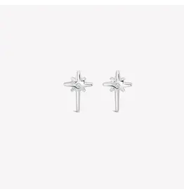 Rizen Rizen 29022SS-CZ Adoring Star Stud Earring Silver