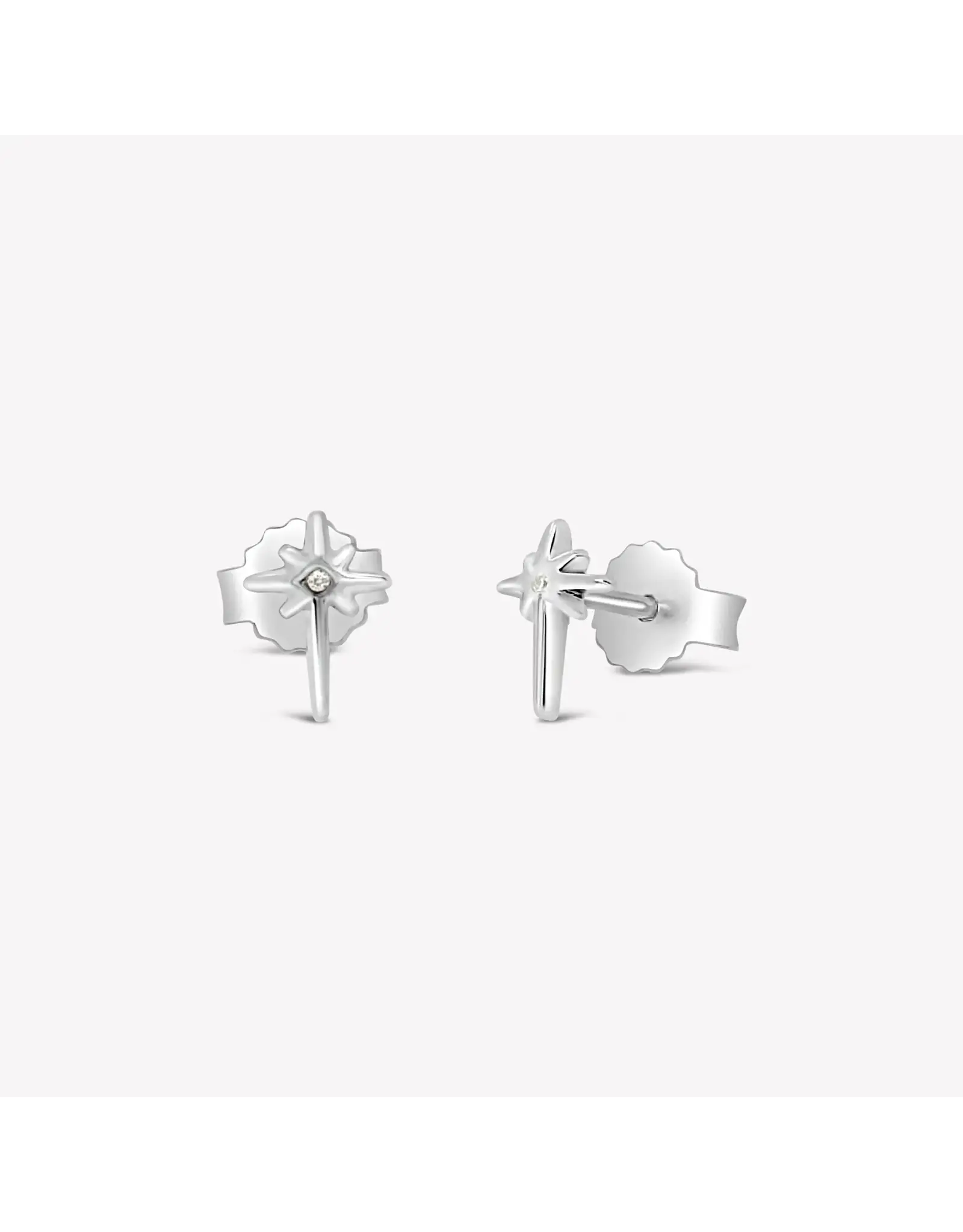 Rizen Rizen 29022SS-CZ Adoring Star Stud Earring Silver