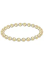 enewton Enewton BGRAMXM5 Classic Grateful Pattern 5mm Bead Bracelet Mixed Metal