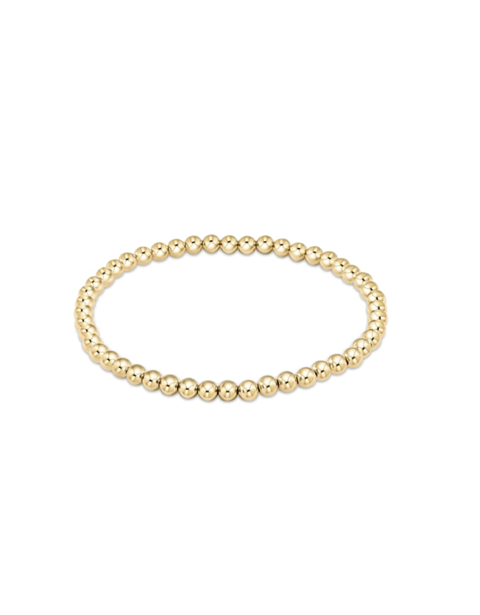 enewton Enewton BCLG4 Classic Gold 4mm Bead Bracelet