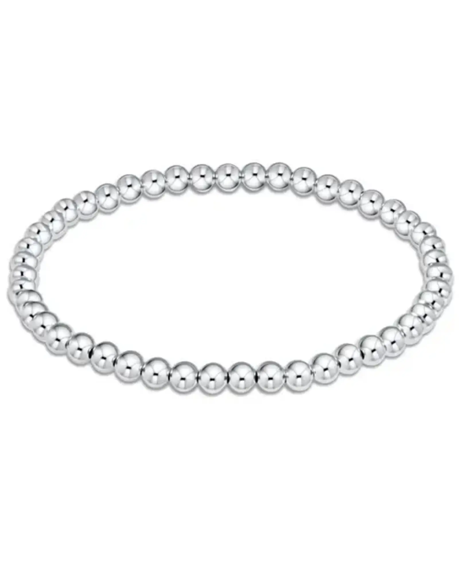 enewton Enewton BCLSS4 Classic Sterling 4mm Bead Bracelet