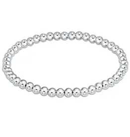 enewton Enewton BCLSS4 Classic Sterling 4mm Bead Bracelet