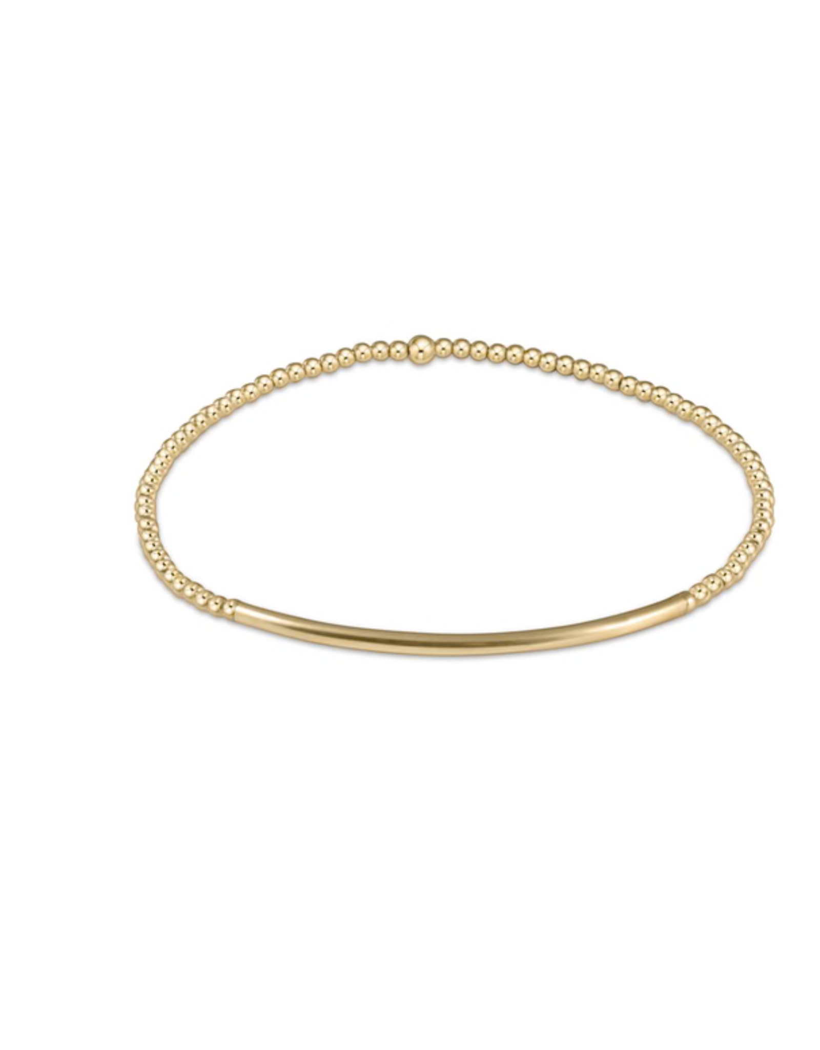 enewton Enewton BCLG2BBG Classic Gold 2mm Bracelet Gold Bliss Bar
