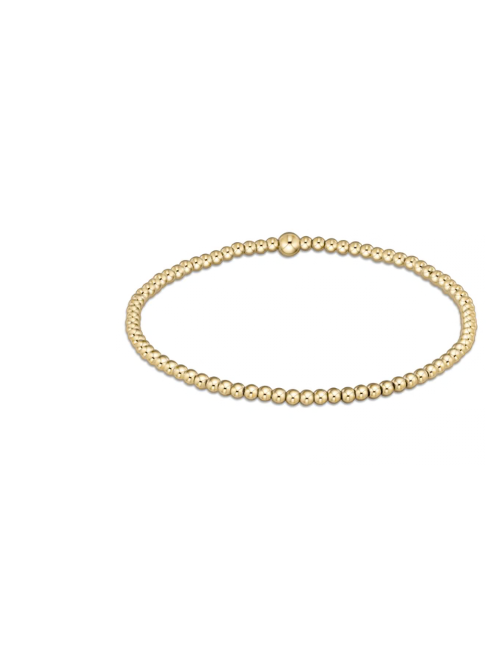 enewton Enewton BCLG25 Classic Gold 2.5mm Bead Bracelet