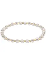 enewton Enewton BCLGRAPPE4 Classic Grateful Pattern 4mm Pearl Bead Bracelet
