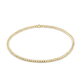 enewton Enewton BCLG2 Classic Gold 2mm Bead Bracelet