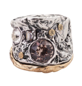 Waxing Poetic Waxing Poetic MEL10MS-CNV Melange Band Convergence Ring