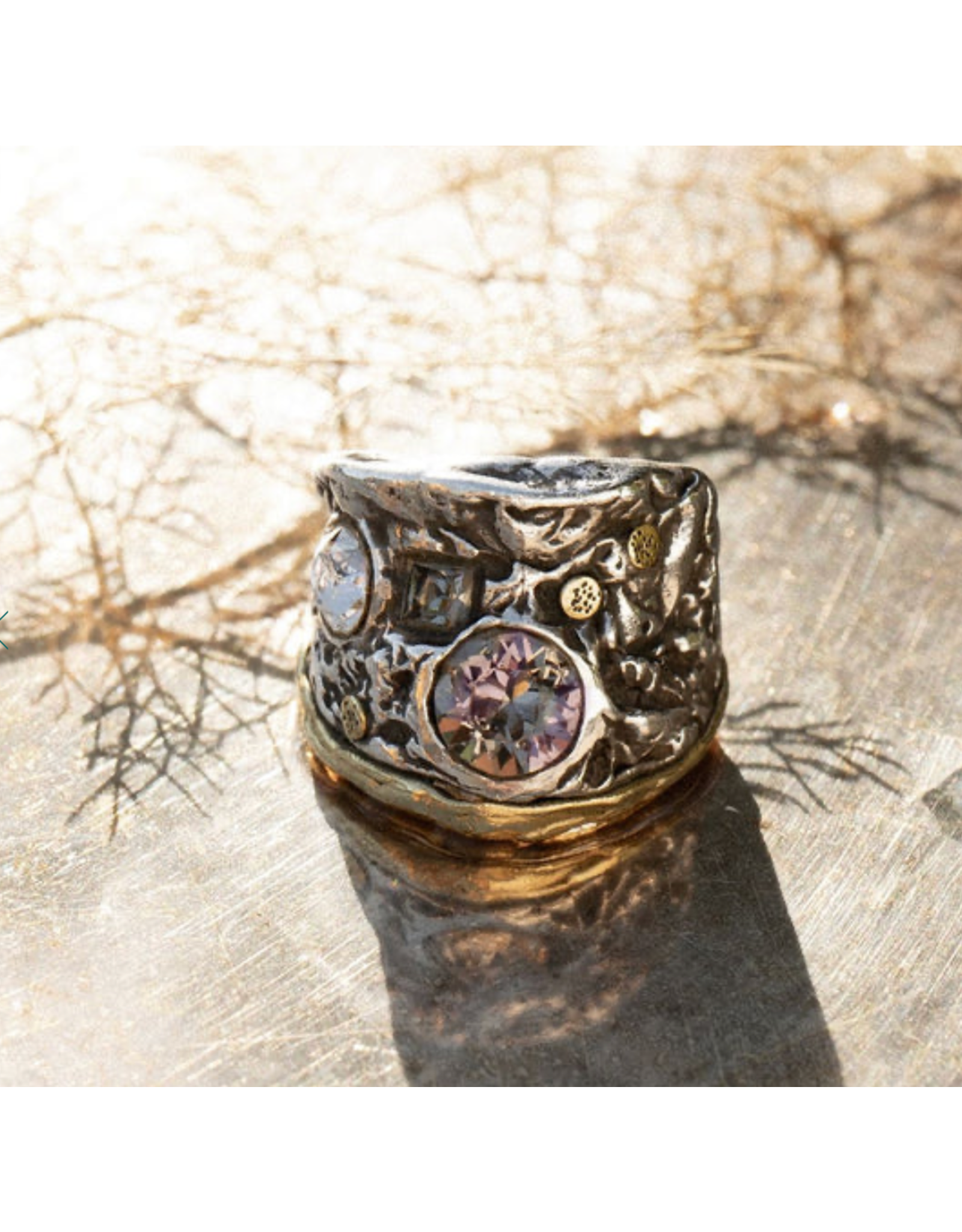 Waxing Poetic Waxing Poetic MEL10MS-CNV Melange Band Convergence Ring