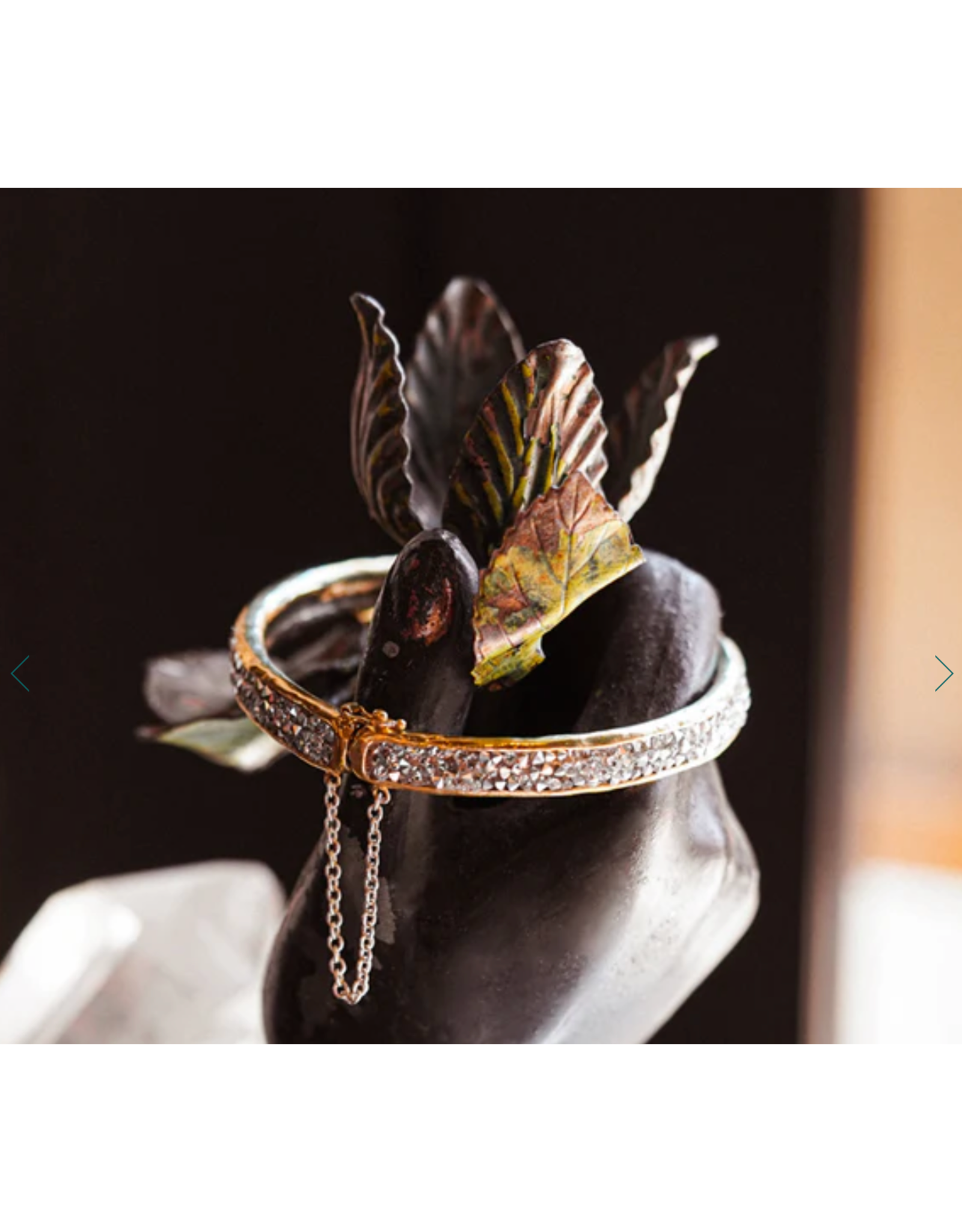 Waxing Poetic Waxing Poetic KRIS14BR Kristal Hinge Bangle