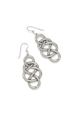 Brighton Brighton JA0144 Interlock Braid Drop French Wire Earrings