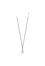 Brighton Brighton JM7728 Interlok Braid Bold Leather Necklace