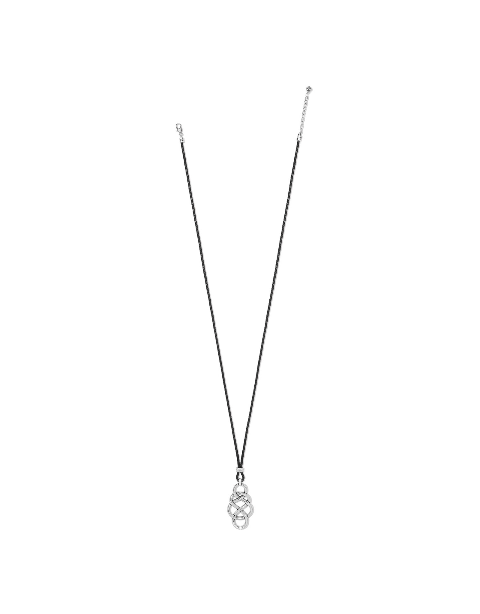 Brighton Brighton JM7728 Interlok Braid Bold Leather Necklace