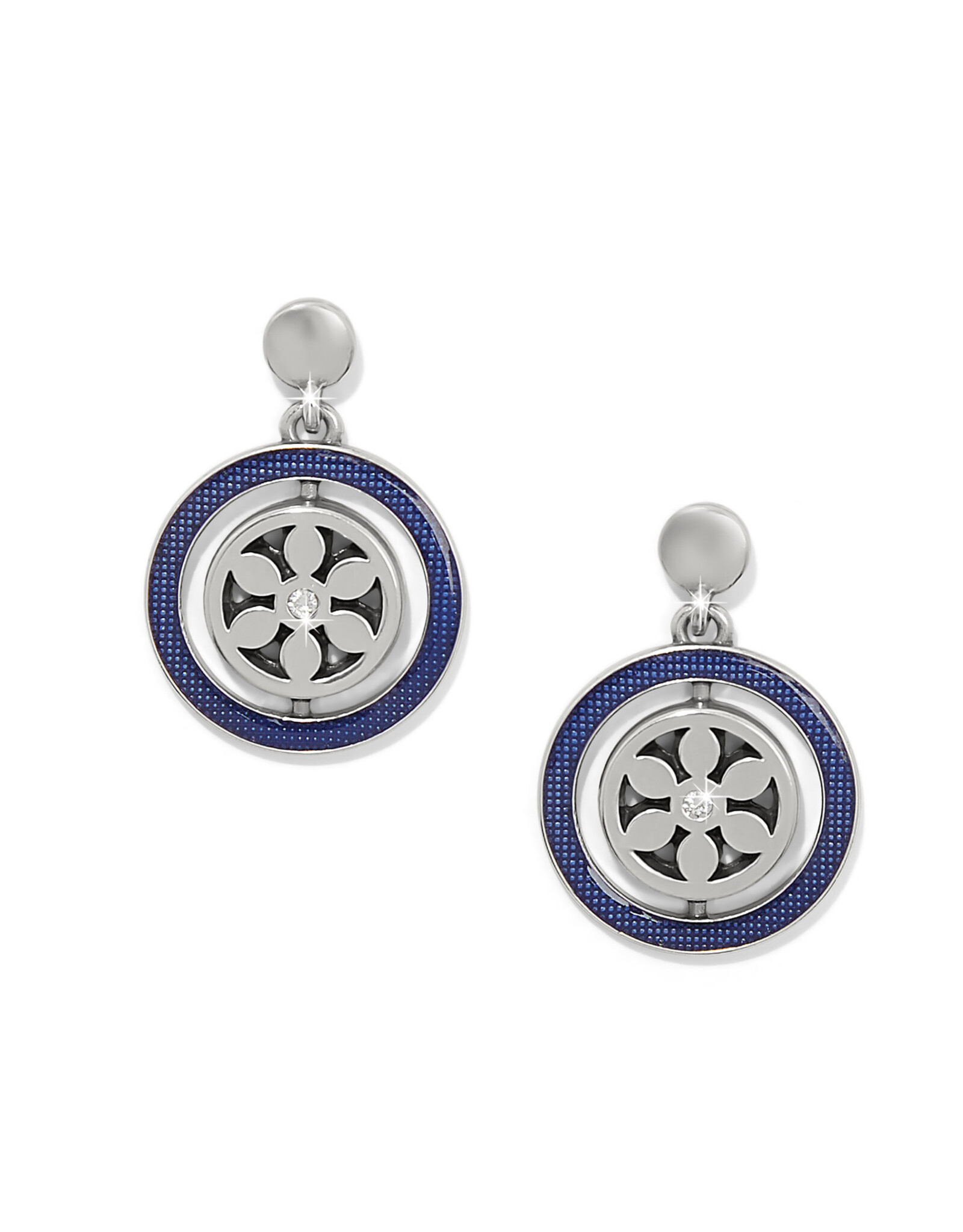 Brighton Brighton JA0148 Flora Petite Blue Post Drop Earrings