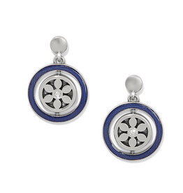 Brighton Brighton JA0148 Flora Petite Blue Post Drop Earrings