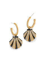 Brighton Brighton JA0173 Twilight Waters Shell Hoop Earrings