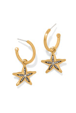 Brighton Brighton JA0174 Twilight Waters Starfish Hoop Earrings
