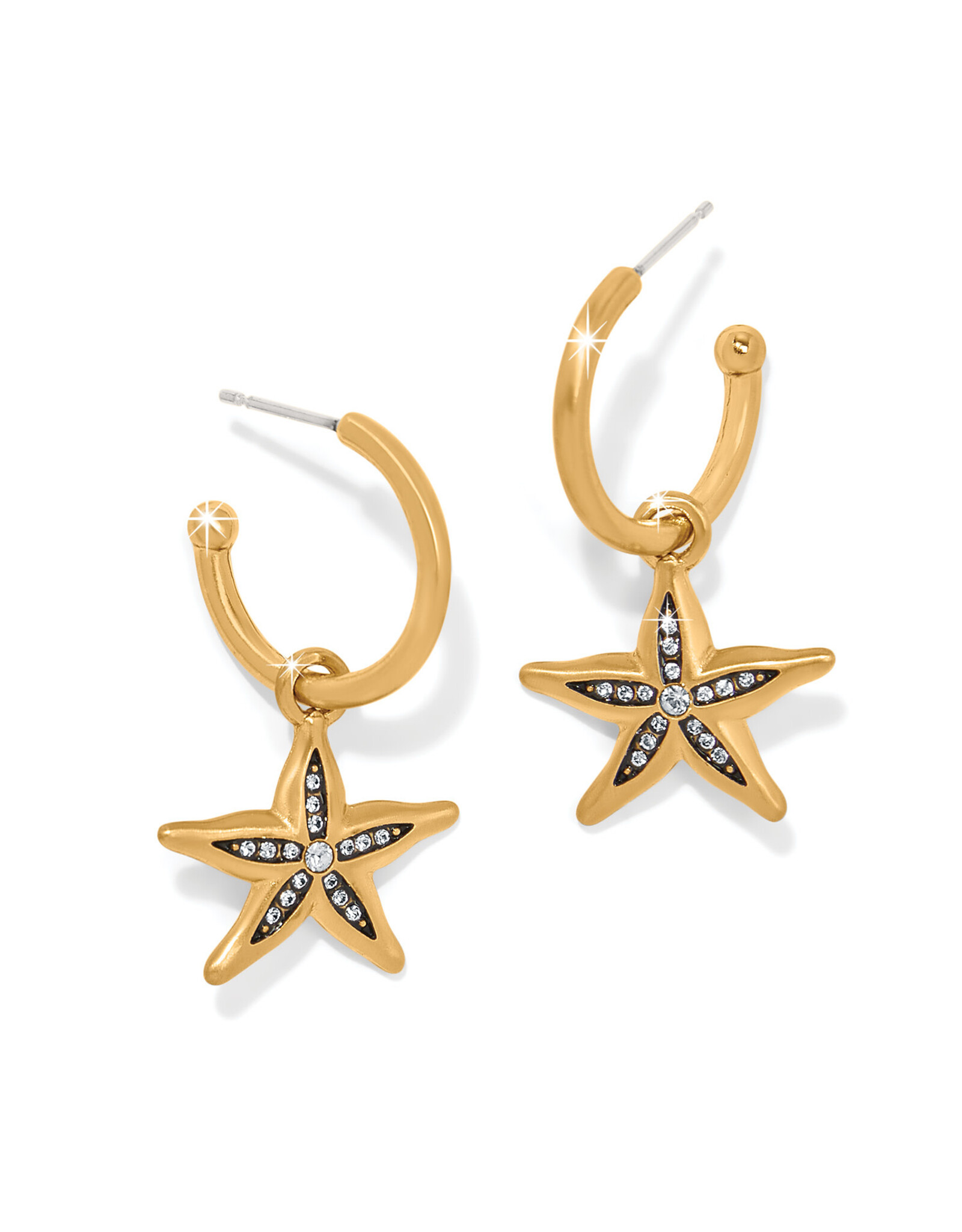 Brighton Brighton JA0174 Twilight Waters Starfish Hoop Earrings