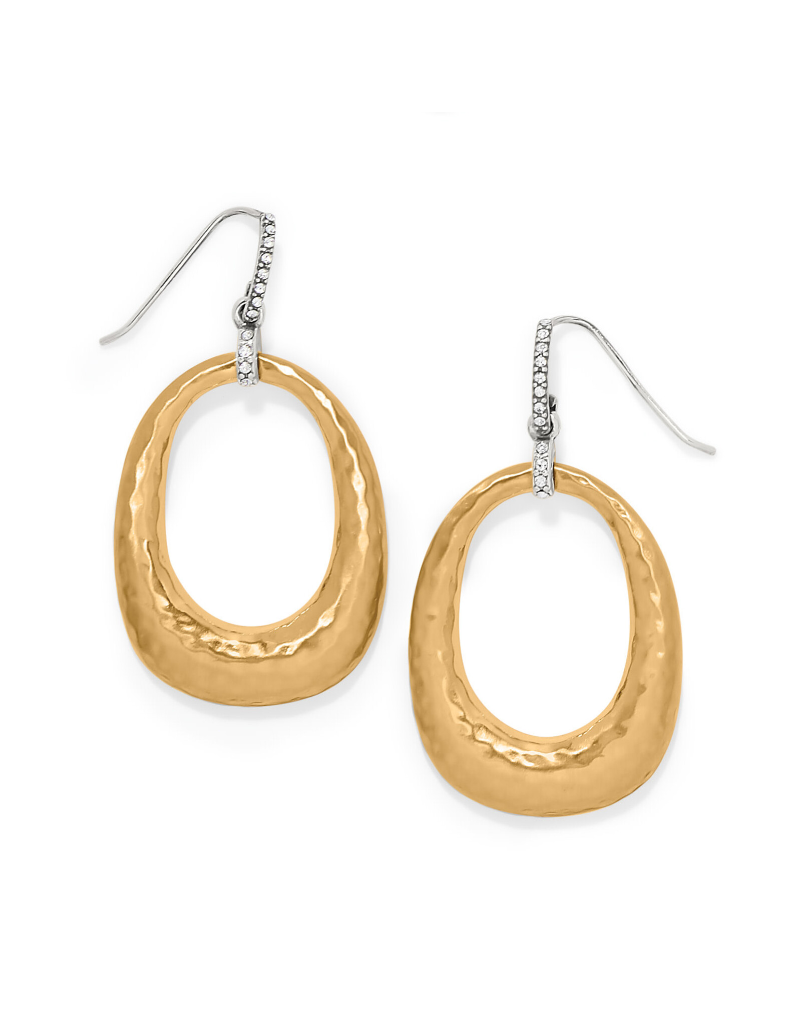 Brighton Brighton JA0178 Meridian Geo Open Hoop French Wire Earrings
