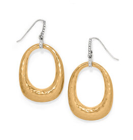 Brighton Brighton JA0178 Meridian Geo Open Hoop French Wire Earrings