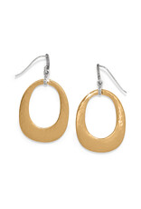 Brighton Brighton JA0178 Meridian Geo Open Hoop French Wire Earrings