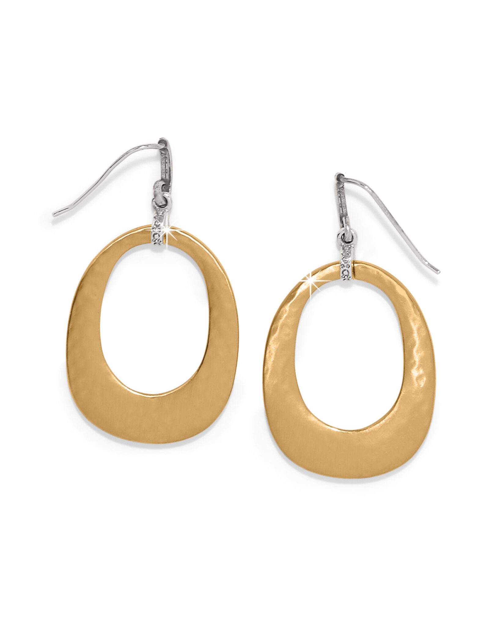 Brighton Brighton JA0178 Meridian Geo Open Hoop French Wire Earrings