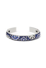 Brighton Brighton JF0320 Flora Blue Double Hinged Bangle