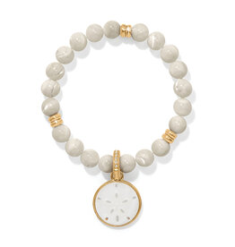 Brighton Brighton JF0337 Del Mar Charm Stretch Bracelet