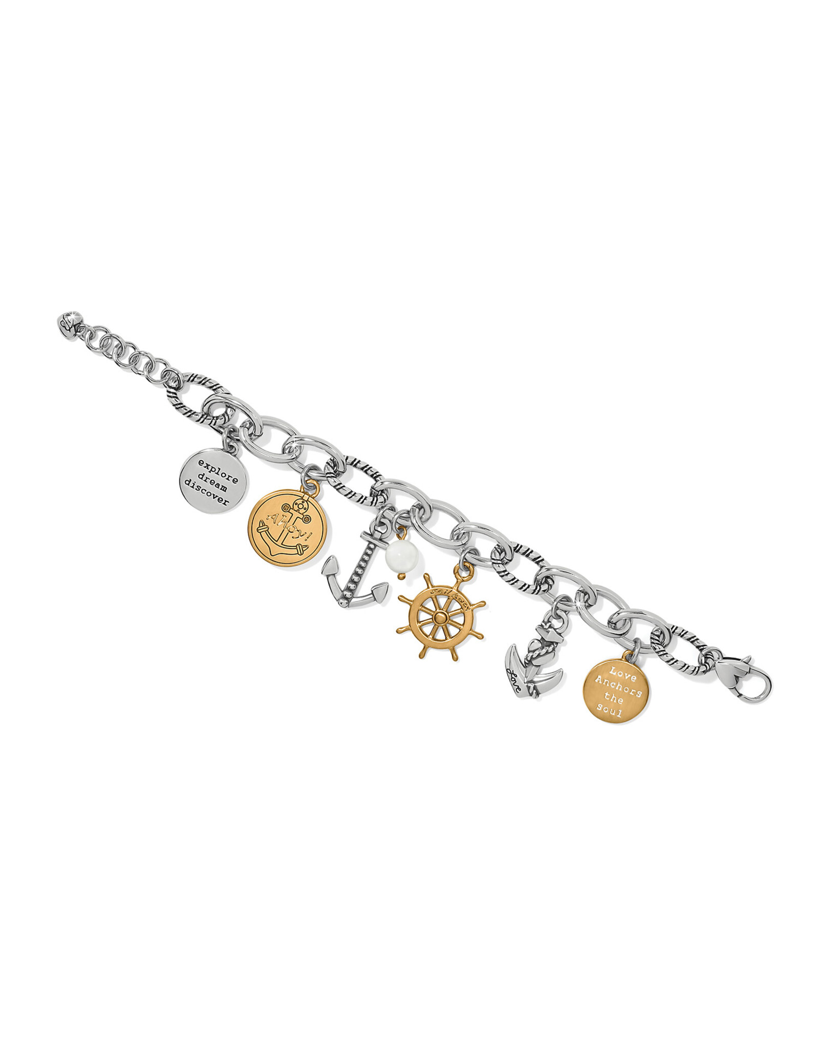Brighton Brighton JF0340 Anchors Aweigh Charm Bracelet