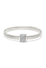 Brighton Brighton JF0347 Meridian Solis Spring Silver Bracelet