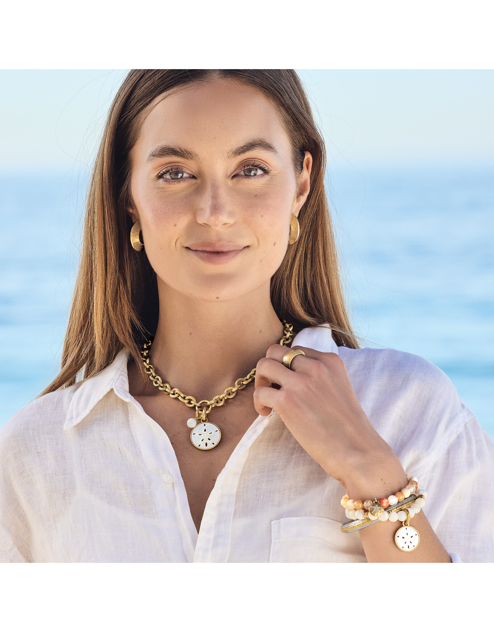 Brighton Brighton JM0006 Del Mar Charm Necklace